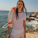 Severin, rebrasta spodnja majica s kratkimi rokavi