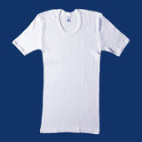 Severin, rebrasta spodnja majica s kratkimi rokavi